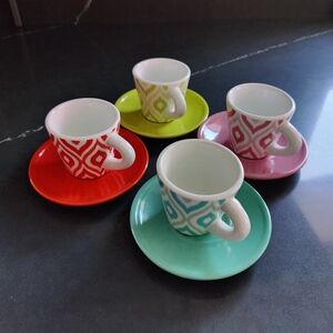 Bialetti Espresso cup and saucers, 4 set